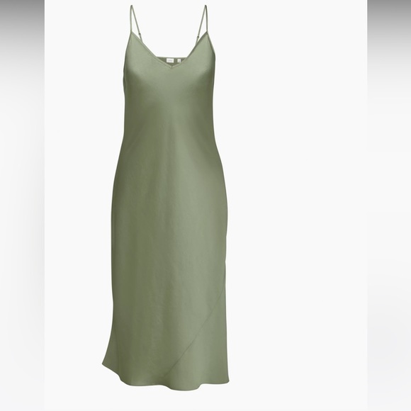 Royal Blue Wilfred Slip Only Dress, size Small, satin - Picture 12 of 12